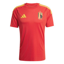 (L, Red/Gold) Adidas Unisex Adult 2026 Belgium Home Jersey