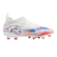 (1 UK, White/Black/Red) Puma Childrens/Kids Future 8 Match Artificial Ground Football Boots