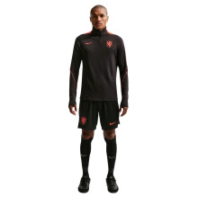 (M, Black/Red) Nike Mens Netherlands FC Drill Top