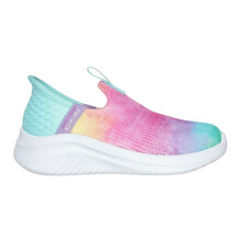 (8 UK Child, Multicoloured) Skechers Childrens/Kids Slip-In Trainers