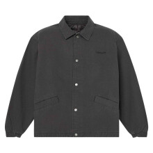 (L, Vintage Black) Timberland Mens Cotton Coach Jacket