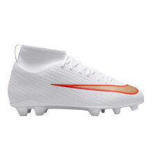 (5.5 UK, White/Red) Nike Childrens/Kids Superfly 11 Club Ombre High-top Firm Ground Football Boots