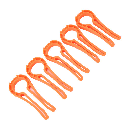 5er Set Herdknopf Kindersicherung Orange 1
