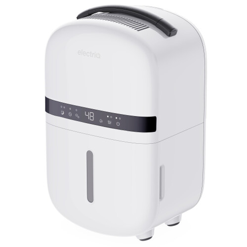 electriQ 5 L Aqua-Dry Compact Compressor Dehumidifier – Quiet, Digital Controls