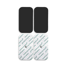 (4) Tens Electrode Pads 5x10cm Self-Adhesive Electrodes with 3.5mm Stud Connection Compatible with Beurer, Sanitas, Boots, Kinetik Tens Devices