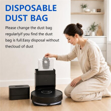 20Pcs Replacement Dust Bags Compatible with for Q7 M5+, Q10 S5+/Q10 X5+,S8 Pro Ultra,S7 MaxV Ultra Robot Vacuum