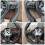 COIKA Volant M Sport pour BMW E90, Chrome Noir, Cuir Perforé 4