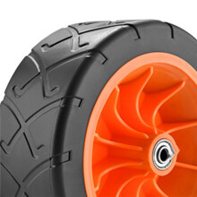 Folding Wagon Wheel for Heavy Duty Garden Utility Cart - Smooth Quiet Rolling Replacement