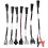 Lot de 7 Câbles Adaptateurs de Test D'Injecteurs Common Rail pour ,  et 1
