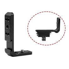 Vertikalt-Horisontellt Fäste för X5/X4, Actionkameraram i Aluminiumlegering med 1/4" Skruvhål