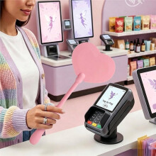 Portable Butterfly Wand Tap to Pay Payment Card Holder for Contactless Payment and Card Storage
