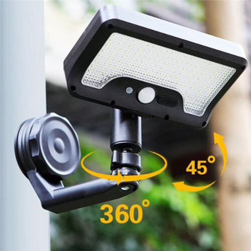 Solar Motion Sensor Light, 2-in-1 Magnetic & Adhesive Mount, 3 Modes, IP65 Waterproof, Adjustable Angle 2