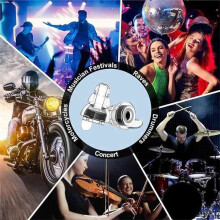 1set High-Fidelity Concert Earplugs, 24dB Ear Protection, Suitable for Music Festivals and Everyday Use