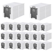 Para Bolsas Desechables para Polvo, Paquete de 20, para las Series para Qrevo y Saros. Compatible con Saros 20 (Sonic), Z70, para Qrevo
