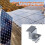 1set Solar Panel Clamps - Long-Lasting Mounts for PV Module Roof Rail Installation,PV Mounting Hardware 6
