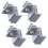 1set Solar Panel Clamps - Long-Lasting Mounts for PV Module Roof Rail Installation,PV Mounting Hardware 2