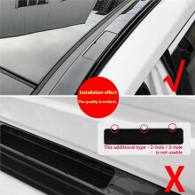Roof Rack End Cap Cover 75631-0R060 for RAV4 XA50 2019-2025 Exterior Accessory Roof Rack Cover Rear Left