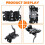 68261143AA, 4589710AB para  Ram 2500 3500 2010-2019 Trava Do Capô com Interruptor 3