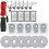 25 Pack Replacement Accessories for  Saros 20 Sonic Robot Vacuum Main Side Brush Hepa Filter 2