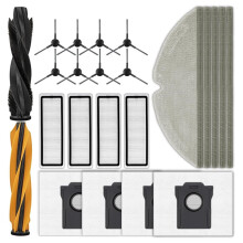 Para Piezas de para D20 Pro : Cepillo Principal, Cepillo Lateral, Filtro HEPA, Bolsa para Polvo, Paño de Mopa, Accesorios de Repuesto