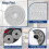 36 Pack Replacement Accessories for  Saros 20 Sonic Robot Vacuum Main Side Brush Hepa Filter 6