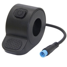 Acelerador de Pulgar para Controlador de Velocidad de Patinete Eléctrico para M5 Pro, con Interruptor de Encendido y Conector de 4 Pines