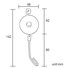 Plant Yoyo Grow Hanger with Stopper, Adjustable Indoor Plant Support Yo Yo (Pack of 20)