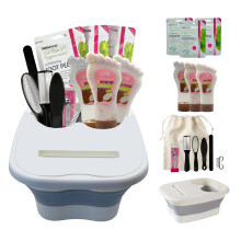Foot Care Kit – Premium Foot Spa & Tool Kit with Foot Peel Mask, Foot Mask, and Pedicure Sets for Feet for Smooth, Healthy Skin (Coconut, One Size)