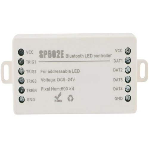SP602E  LED Controller DC5-24V Magic Pixel IC Signal Dimmer with RF Remote for Addressing Fantasy Dual Light