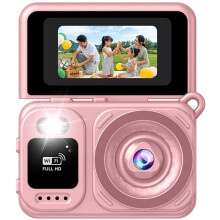 Camera with Flip Screen Ultra HD Recording VLOG-Ready Image Stabilization 143 Wide-Angle Lens Cycling Camera