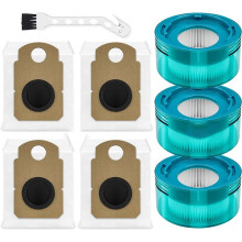 Accessories Compatible with V10 Konical / V10 Optic Robot Vacuum Cleaner Parts Post Filter Pre Filter Dust Bag Dust Liner