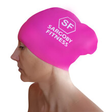 Long Hair Swim Cap for Women and Men with Longer Hair (Pink)