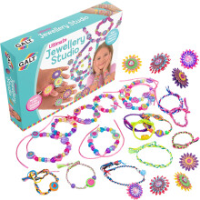 Ultimate Jewellery Studio - Create Your Own Jewellery Craft Kit for Kids - Childrens Bracelet & Necklace Making Kit, Arts & Crafts Creative Case -