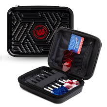 Armor G2 Darts Wallet - Black Darts Case Holds Fully Assembled Darts and Accessories - Impact Proof, Ultra-Durable and Secure