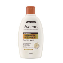 Scalp Soothing Haircare Daily Moisture Shampoo, Oat Milk Blend, for Dry Hair, Soothes Dry, Itchy & Flaky Scalp, Clinically Proven, Sulfate Free, 500ml