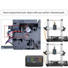 2 Modules de Détection de Fin de Filament avec Capteur D'Arrêt Automatique et Détecteur de Rupture de Matériau D'Impression pour Imprimantes pour