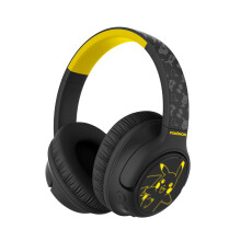 PK1200 Pokemon Pikachu Wireless Headphones with LED Light Up Feature - Black