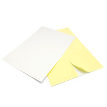 Evergreen Goods A4 50 Sheets White Self-Adhesive Matte Printable Sticker Paper with Crack-Back Peel, Inkjet & Laser Printer Compatible, Sticky Back