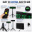 1Set Gym Timer Clock for Home Gym,Fitness Timer with Stopwatch Button,Large Digital Stopwatch Clock,with Stand US Plug 6