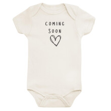 Pregnancy Announcement Onesie Bodysuit, Baby Announcement and Pregnancy Reveal Gift Idea for Dad or Grandparents Cream, 0-3 Months