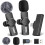 Wireless Lavalier Microphone for iPhone - Android Computer, Mini Microphone with Windscreens & Pop Filters for Live Streaming, Video Recording, 1