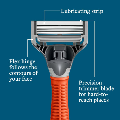 Harry's Original Starter Set, Includes Weighted Handle and 3 Razor Blade Refills 2