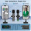 Wireless Lavalier Microphone for iPhone - Android Computer, Mini Microphone with Windscreens & Pop Filters for Live Streaming, Video Recording, 3