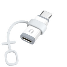 Lightning to USB C Adapter Audio Only for Apple Earpods with Line Control, Not for Charging/Data Transfer, Lightning to USB C Adapter for iPhone Air