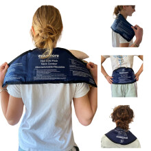 Reusable Hot Cold Gel Pack Packs - Evanmore Ice Heat Therapy Wrap Compress for Pain Relief from Injuries Sprains Inflammation, Headaches Muscle Pains