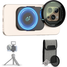 Magnetic Phone Filter Mount Adapter with 67MM CPL Filter for iPhone 14/15/16/17, 14/15/16 Pro, 14/15/16 Plus, 14/15/16 Pro Max, Tripod & Video