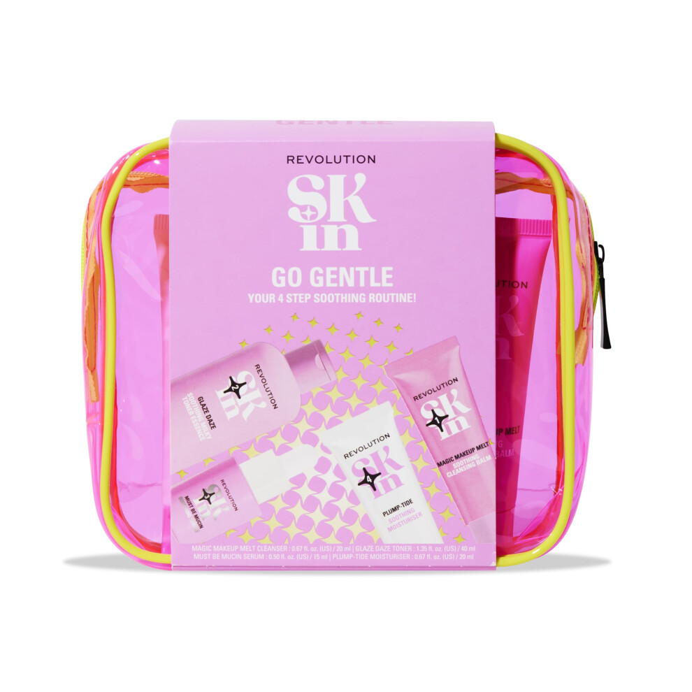 Revolution Skincare London Revolution Skin, Go Gentle 4 Step Starter Kit, Skincare Set Includes Cleanser, Toner, Serum & Moisturiser, Vegan & Cruelty-Free, 4 Products Included - Image 5