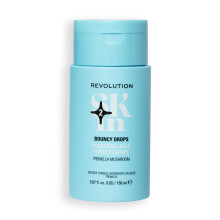 Revolution Skin, Bouncy Drops Tremella Mushroom Hydrating Jelly Toner Essence, Facial Toner with Vitamin B5, Plumps & Smoothes Skin, Vegan &