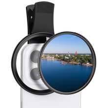 Clip-on Filter 67mm CPL Filters Polarizing for Phone Clip Threaded Camera Lens Filter Compatible with iPhone 17/16/15/14/13/12 Series Samsung HONOR