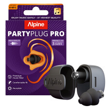 PartyPlug Pro Ear Plugs for Concerts - New & Improved High Fidelity Professional Earplugs, 21dB Noise Reduction, Hearing Protection for Music